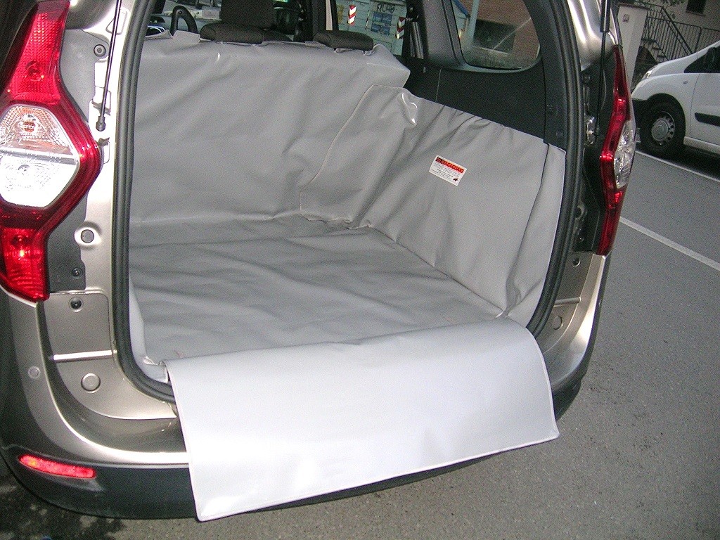 MTM Vasca Baule Su Misura Per Dacia Lodgy 5 Posti (2012-2022) – Protezione Antiscivolo, Resistente E Facile Da Lavare, Cod. 4894