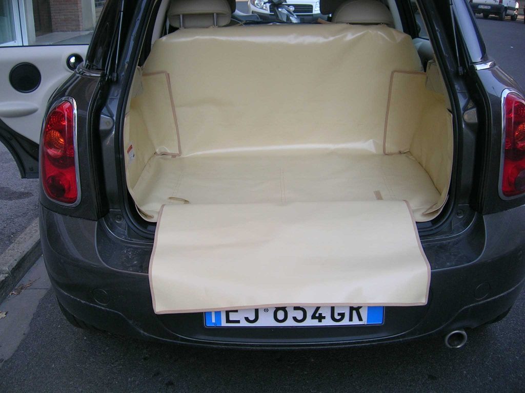 Mossa Vasca Baule Compatibile con Mini Countryman I R60 SUV (09.2010-01.2017) - Tappetino per Bagagliaio - Tappeto Bagagliaio per Auto - S2
