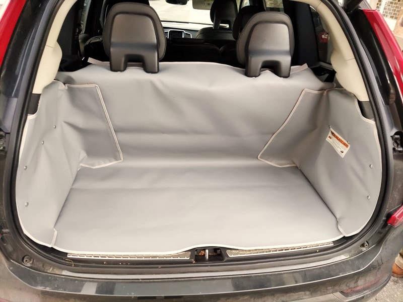 Protezione Paraurti In Acciaio Inox Tuning-art Per Volvo XC90 II (2015+), Verniciato Nero, Con Nastro 3M